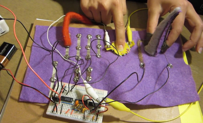 NIME 2012 – Soft Circuitry and Synthesizers
